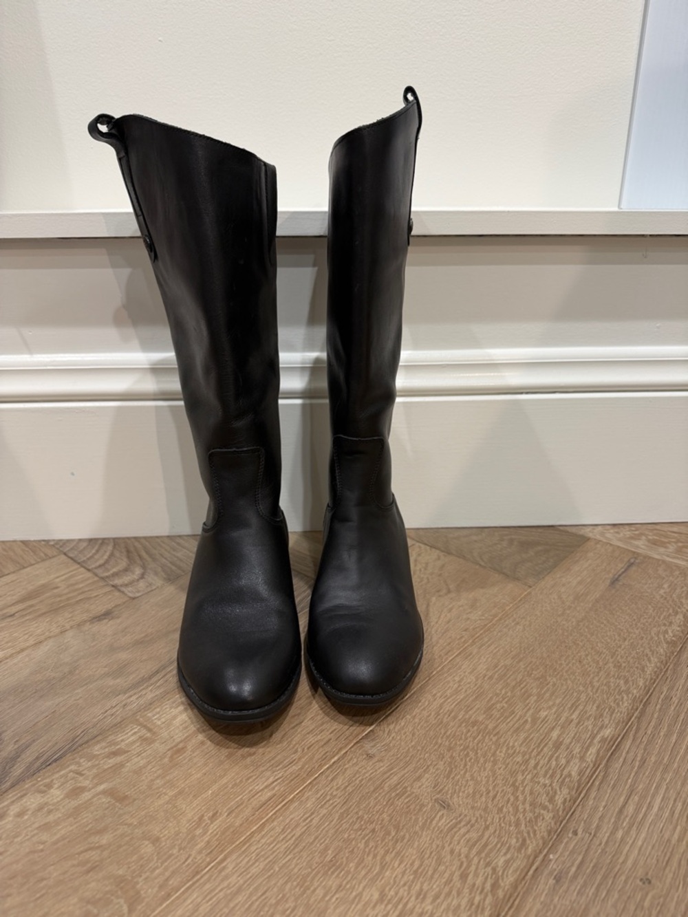 Sam Edelman Tall Black Leather Boots